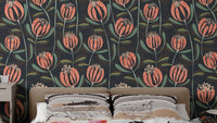 Blooming Elegance Floral Wallpaper