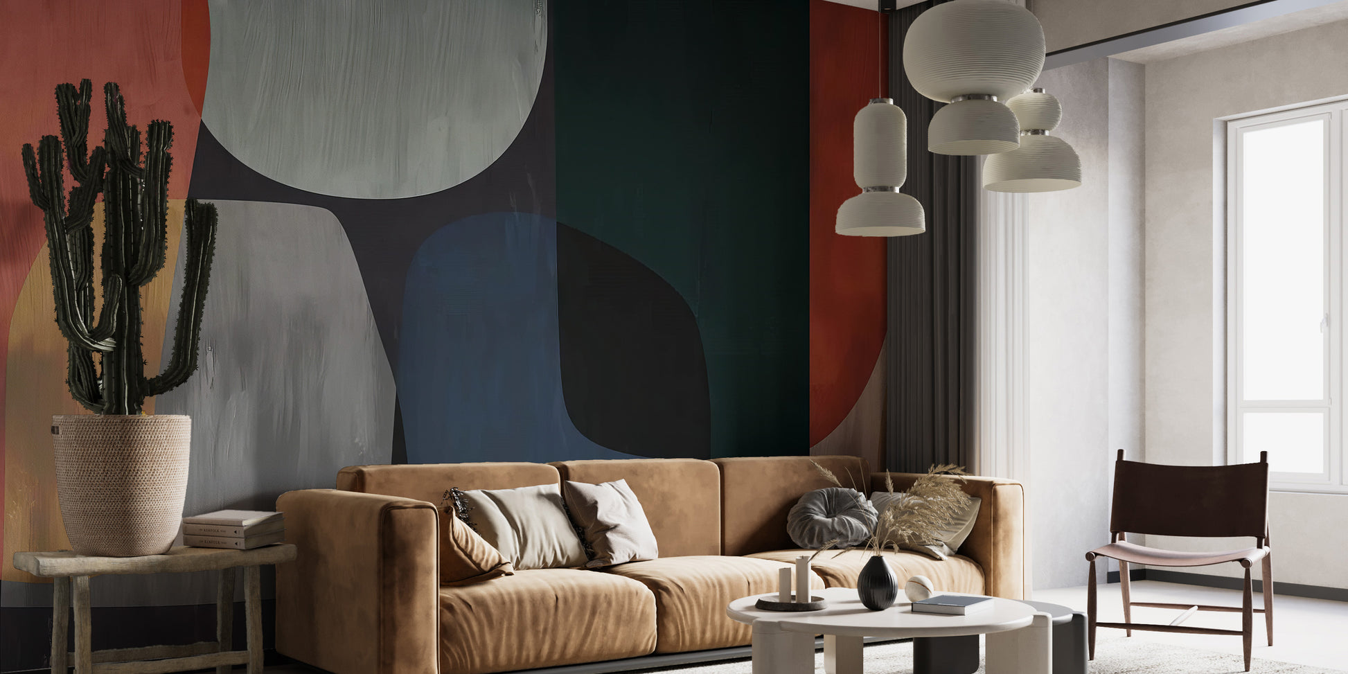 Watercolor Abstract Peel and Stick Wallpaper