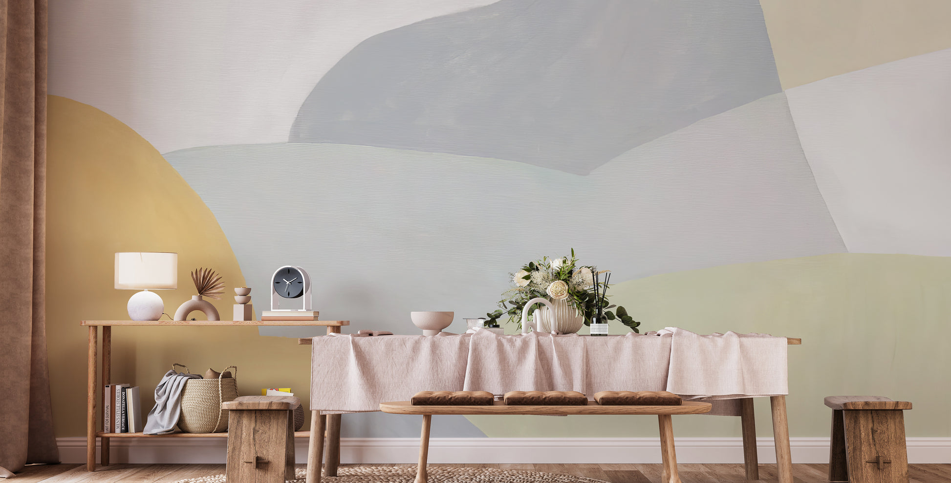 Artistic Watercolor Wall Mural - Giffywalls