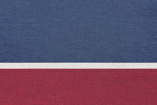Blue & Red Fabric Texture Wallpaper Mural