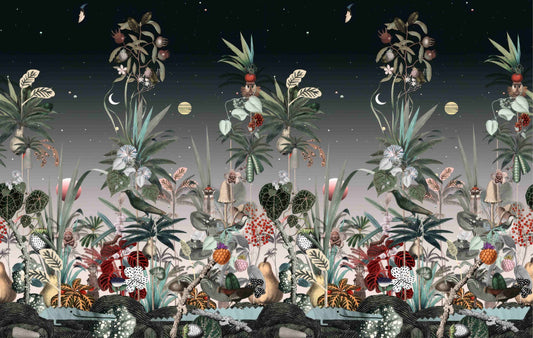 Midnight Botanic Wall Mural