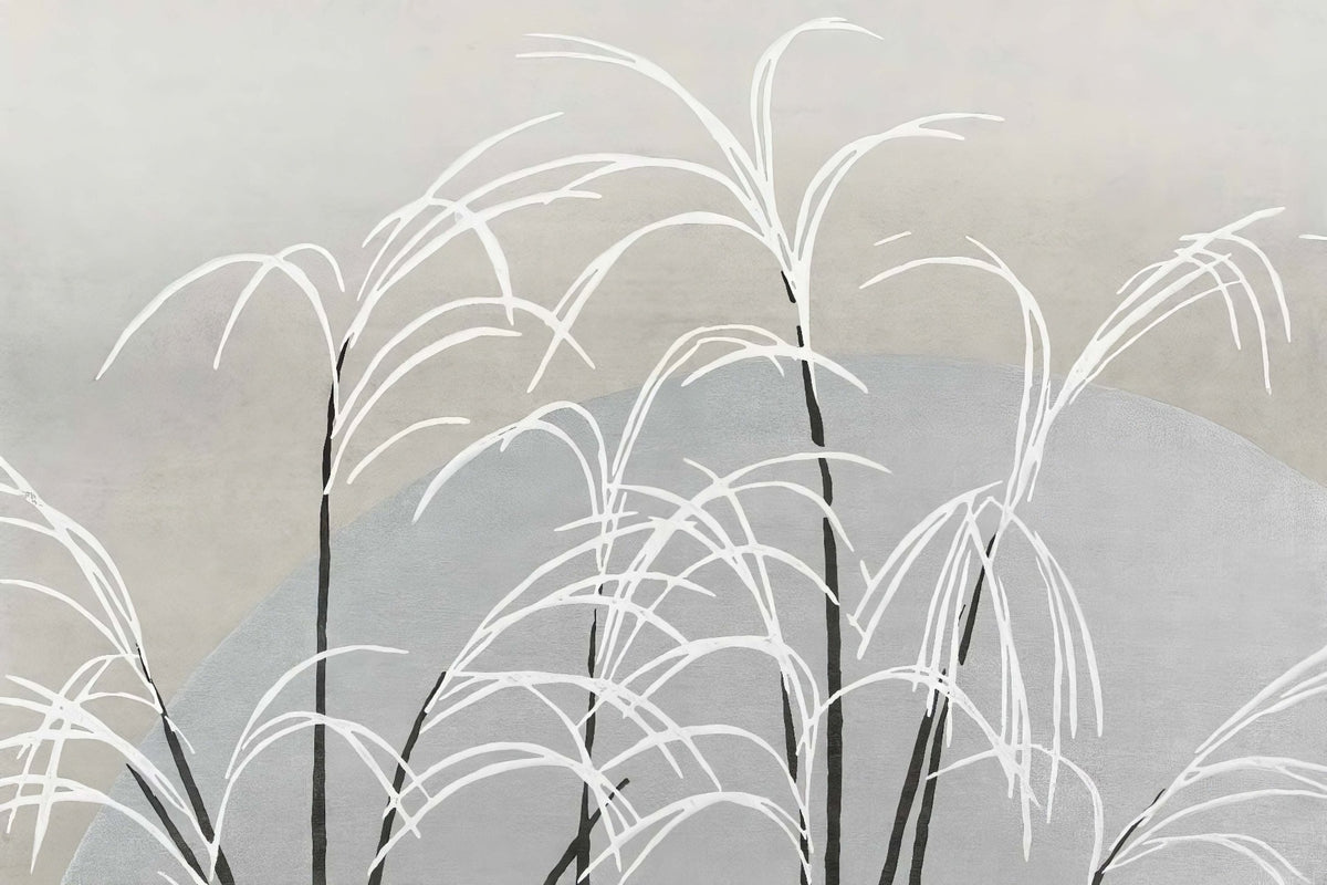 Moon and Grass Wall Mural in your room