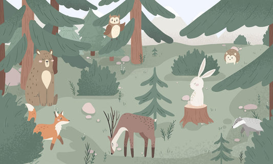 Forest Fables Wall Mural