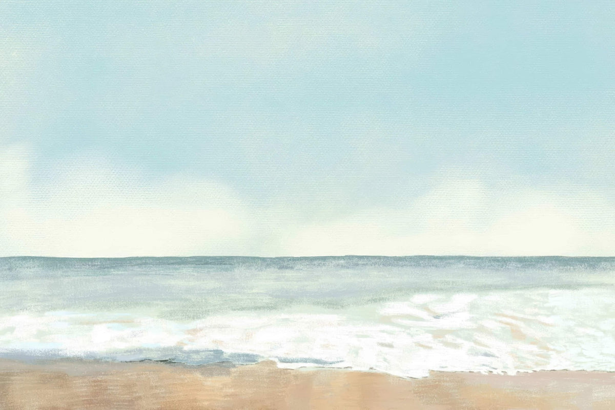 Serene Seashore Serenade Mural in your room