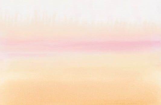 Sunset Watercolor Ombre Wall Mural