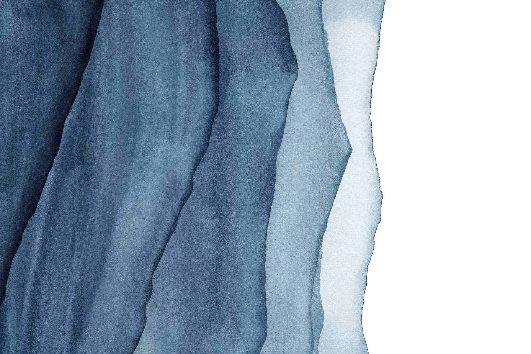 Watercolor Layers Wall Mural in your room — zoomed