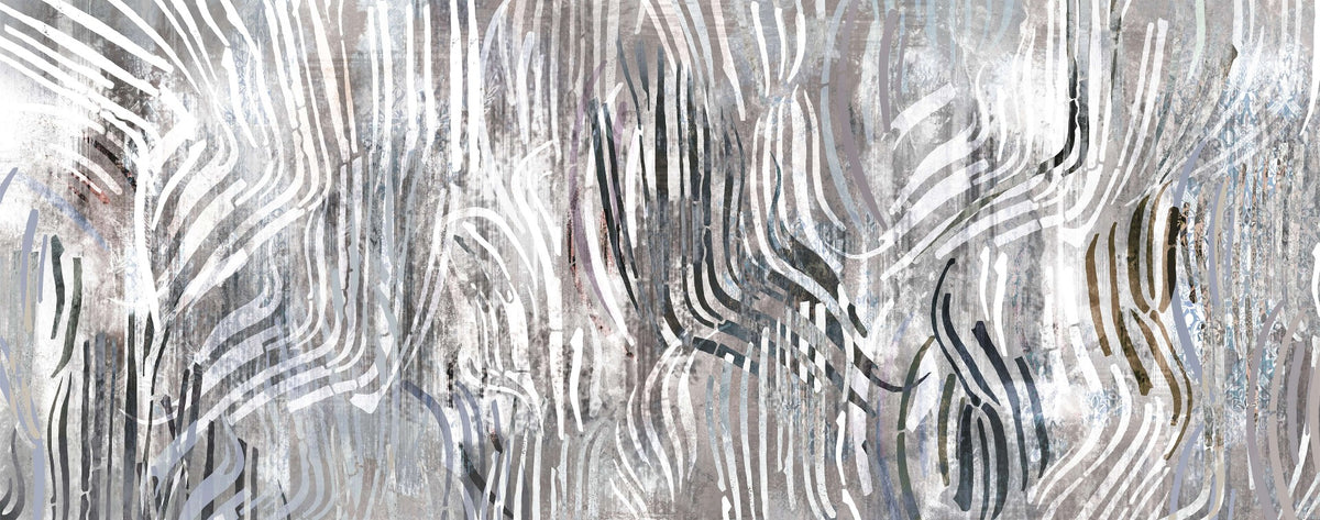 Modern Abstract Wallpaper Mural in your room — zoomed
