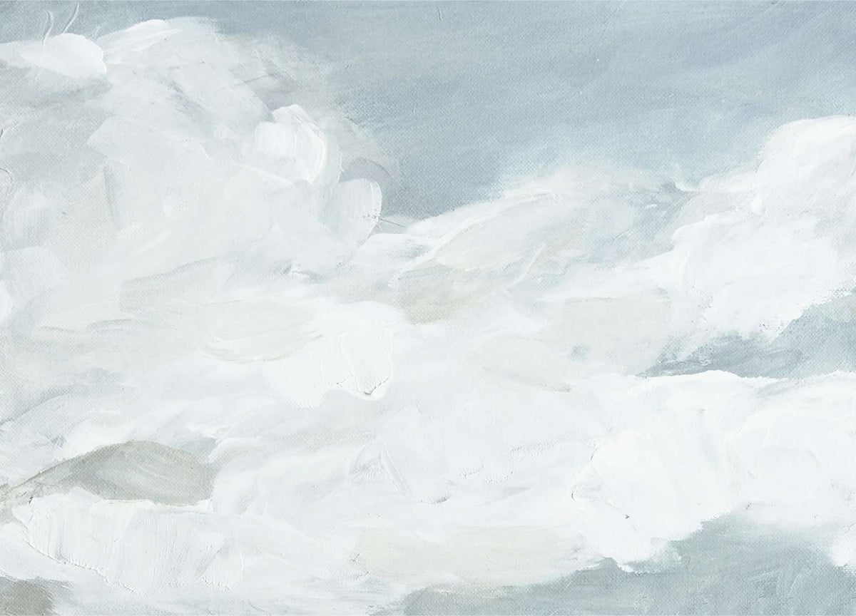 Cloud Dancer Watercolour Wall Mural
