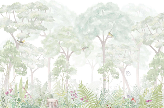 Fantasy Forest Nursery Wall Mural