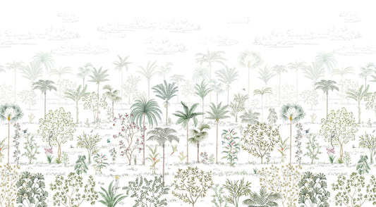 Tropical Jungle Wall Mural