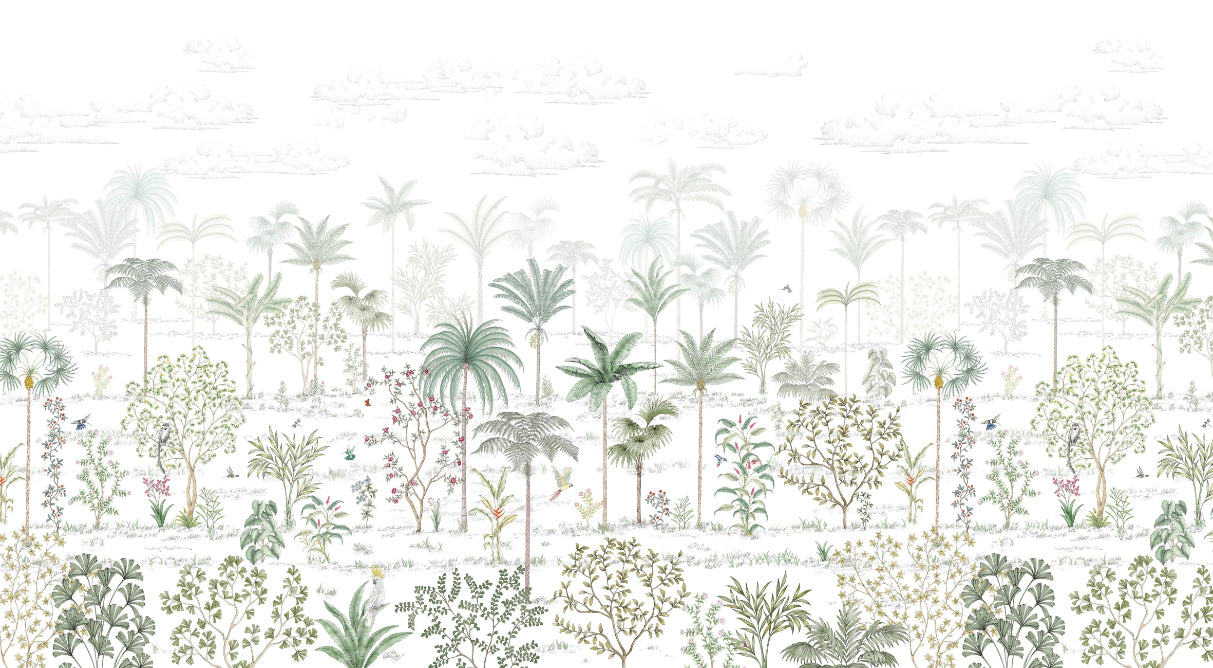 Tropical Jungle Wall Mural