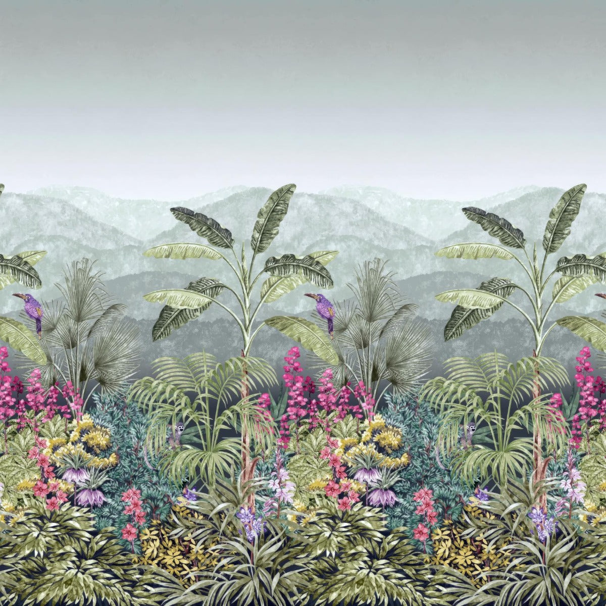 Botanical Garden Wall Mural in your room — zoomed