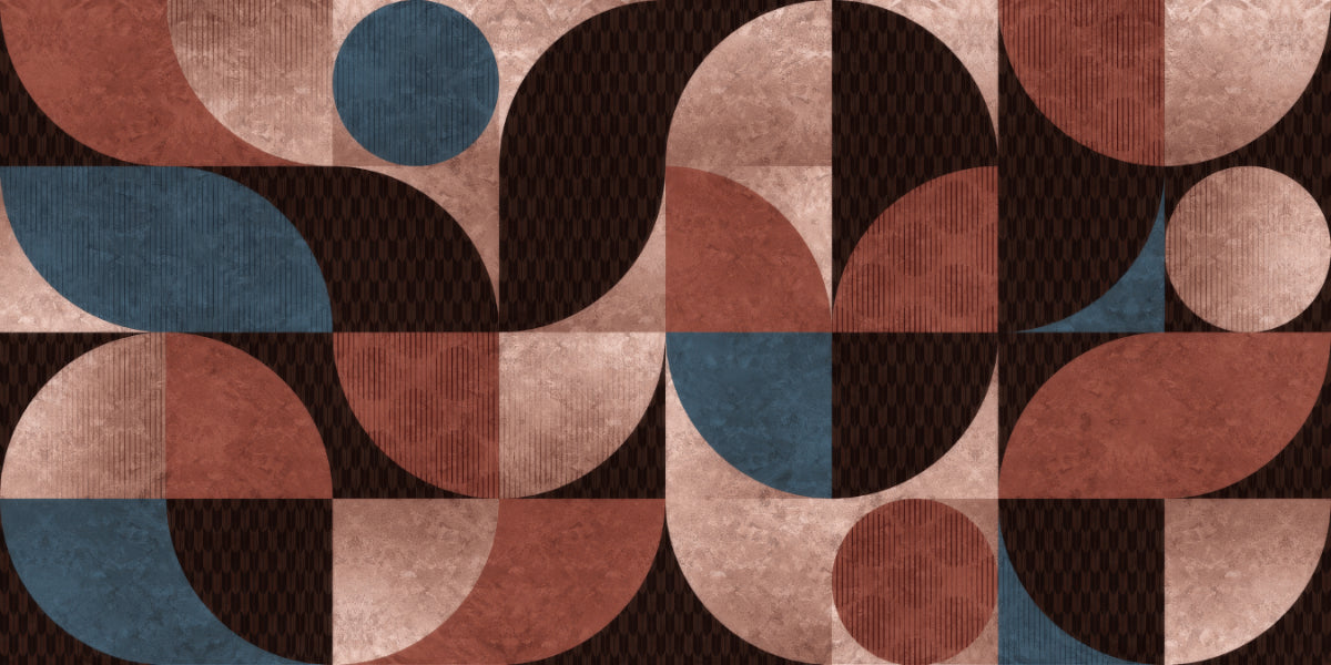 Abstract Harmony Wall Mural in your room — zoomed