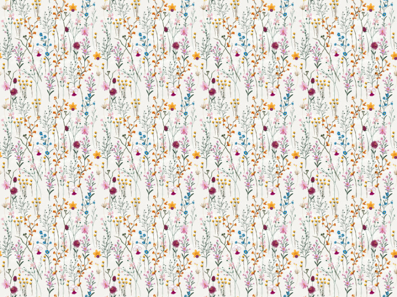 Vibrant Flower of Wallpaper in your room — zoomed
