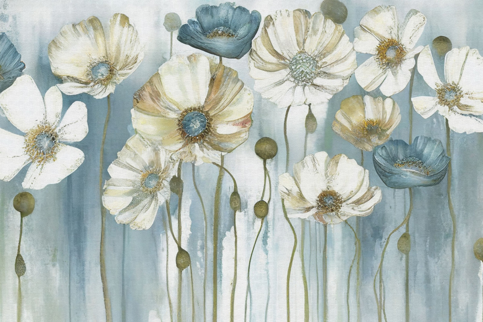 Anemones Whisper Wall Mural
