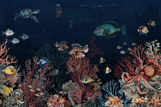 Coral Marvels Wall Mural