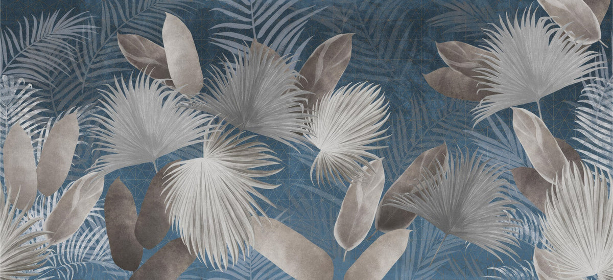 El Dorado Blue Wall Mural in your room — zoomed