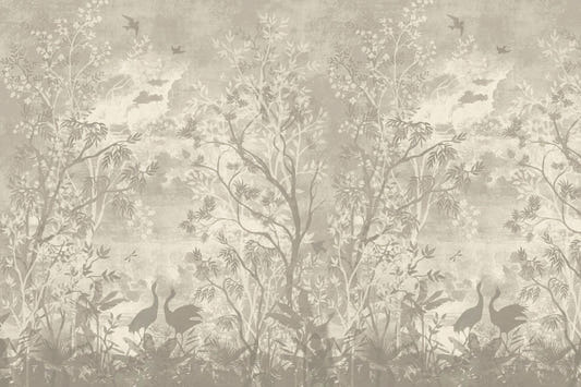 Moonlit Aves Wallpaper Mural