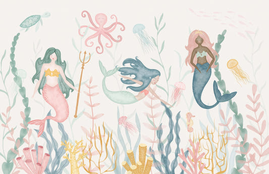 Dreamy Aquatic Ballet Wallpaper