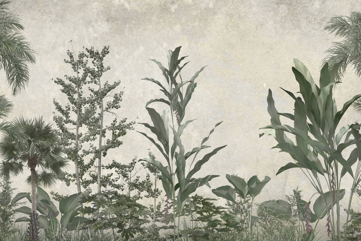 Verdant Valleys Wallpaper Mural in your room — zoomed