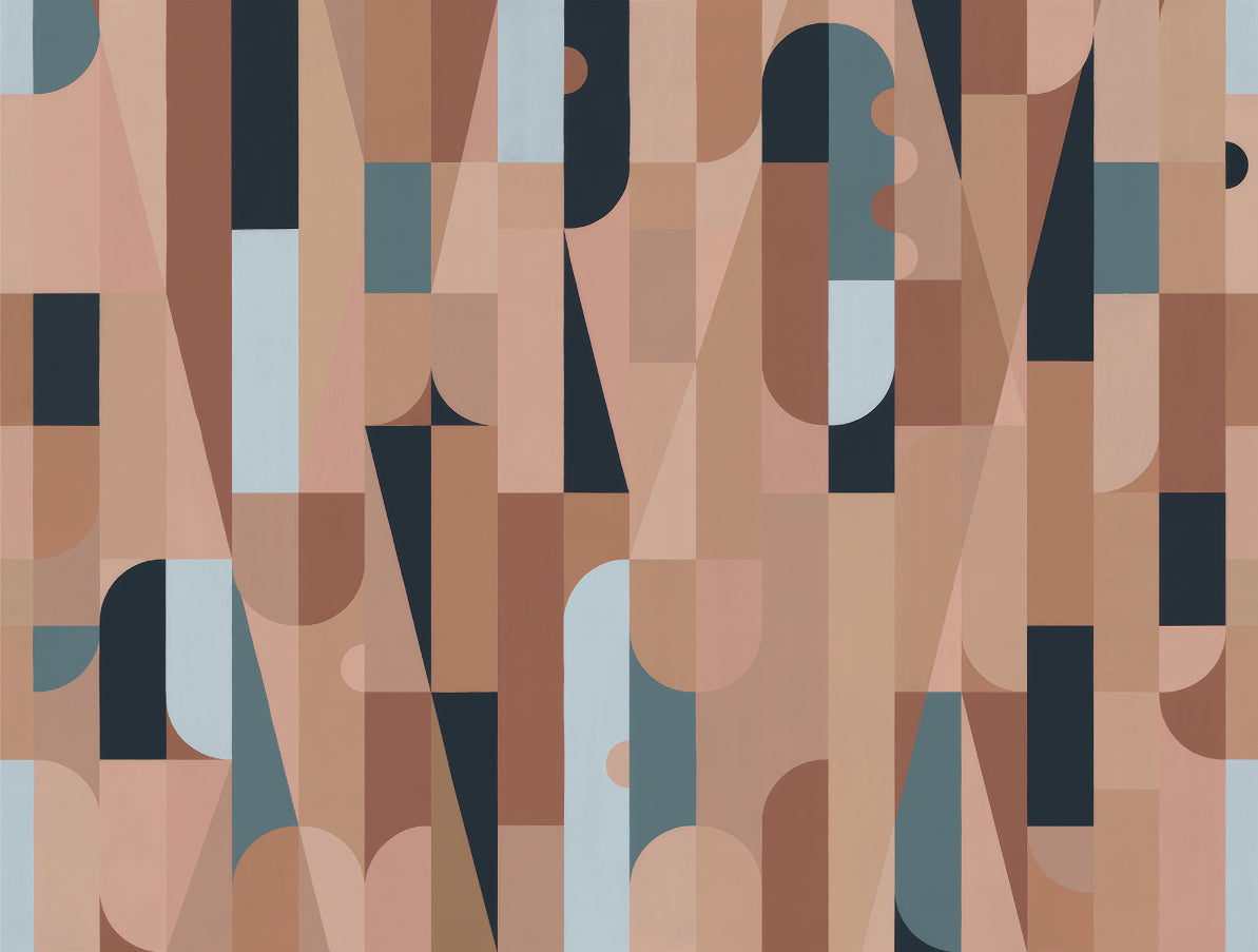 Chromatic Puzzle Wall Mural