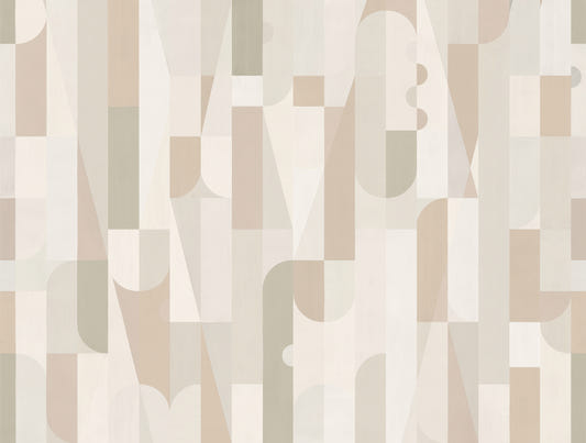 Mosaic Sepia Tones Wallpaper