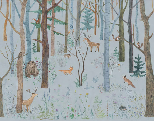Mystical Wildlife Wall Mural