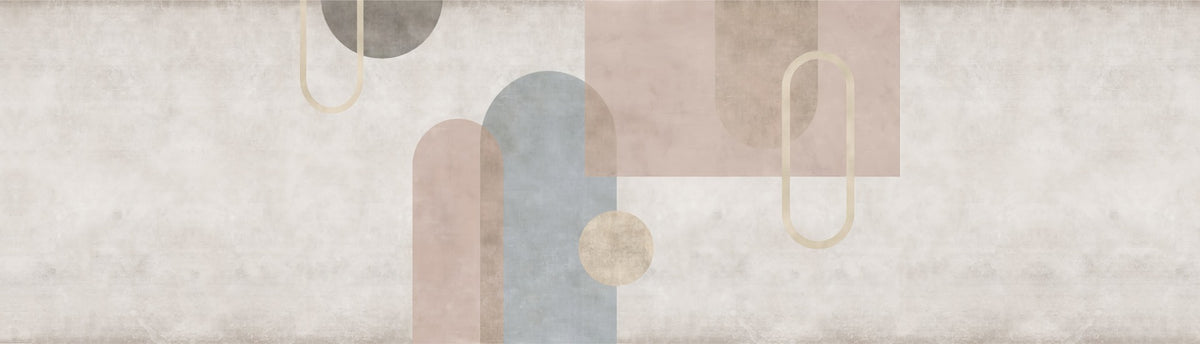 Serene Geometry Wall Mural in your room