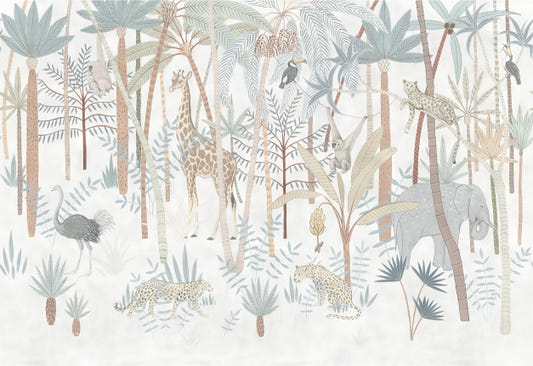 Tropical Mirage Fauna Mural