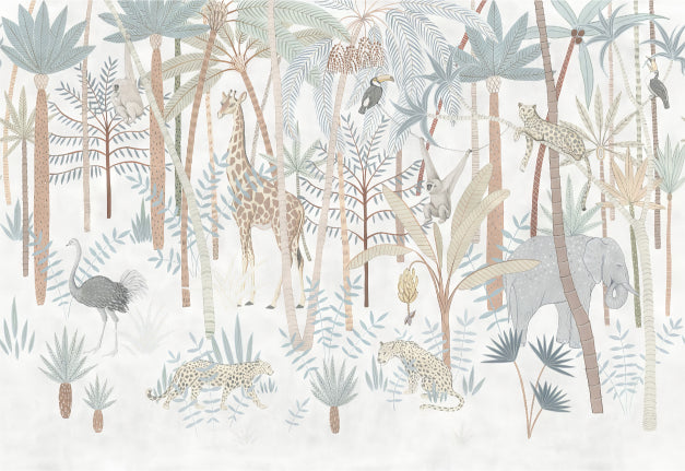 Tropical Mirage Fauna Mural