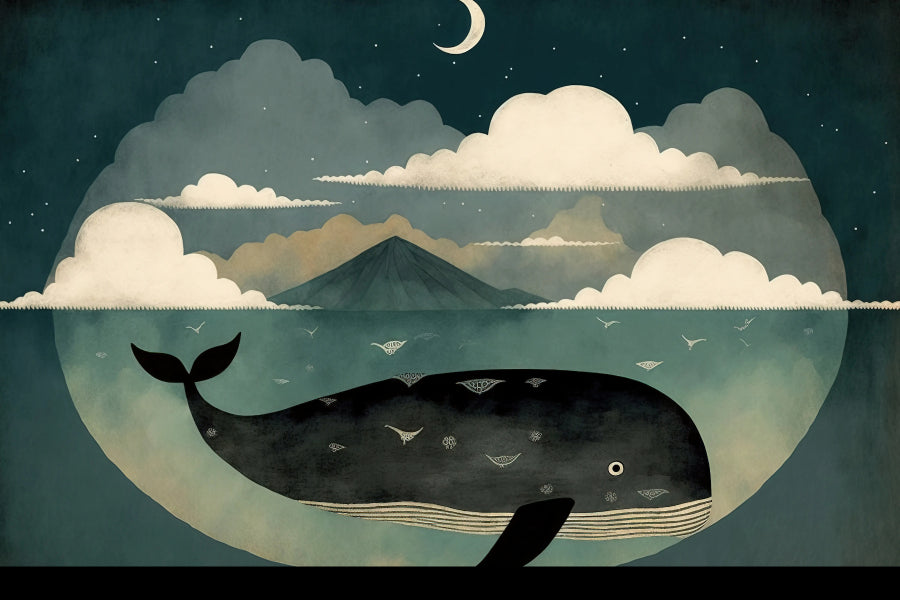 Mystical Marine Wall Mural in your room