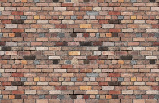 Rustic Charm Brick Wall Mural