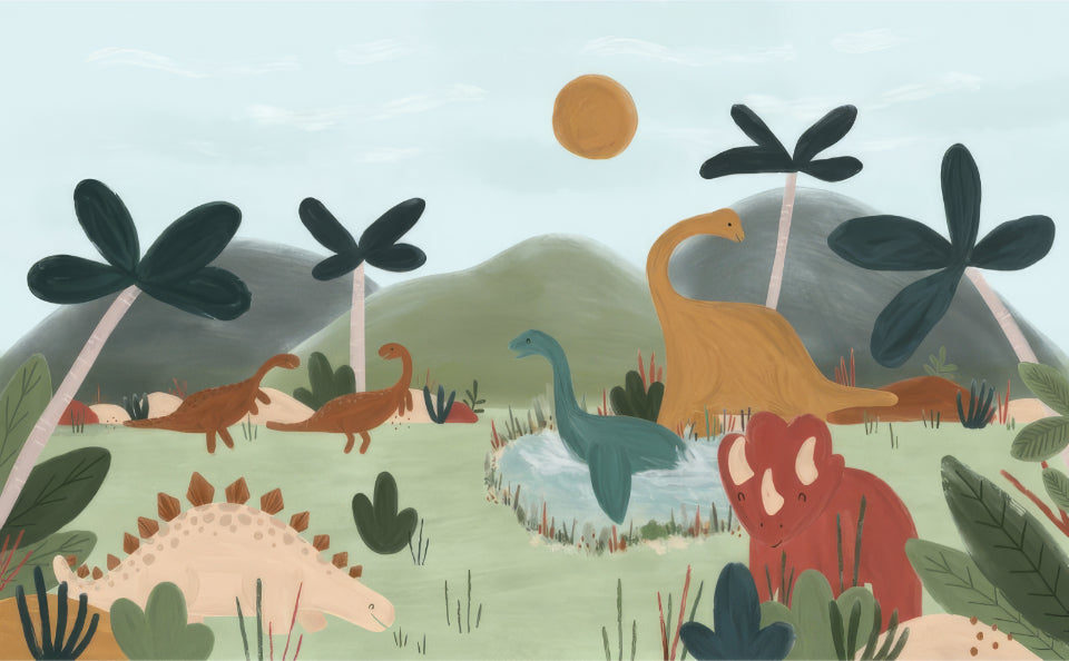 Gentle Giants Wall Mural