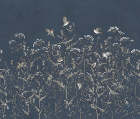 Evening Elegance Aviary Mural