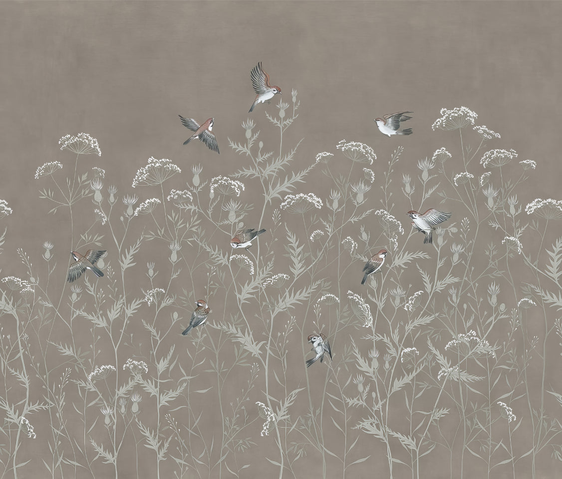 Meadow Melody Wallpaper Mural in your room