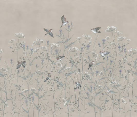 Enchanted Aviary Ballet Mural