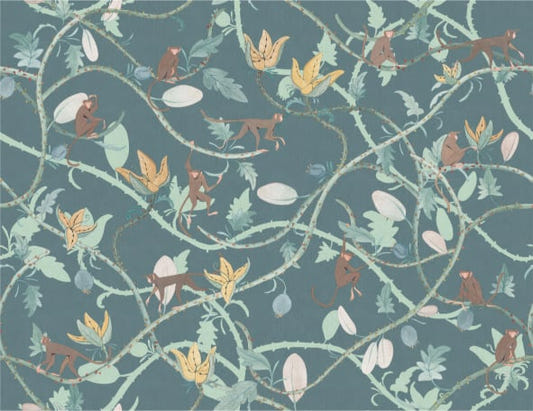 Forest Animals Pattern Wall Mural