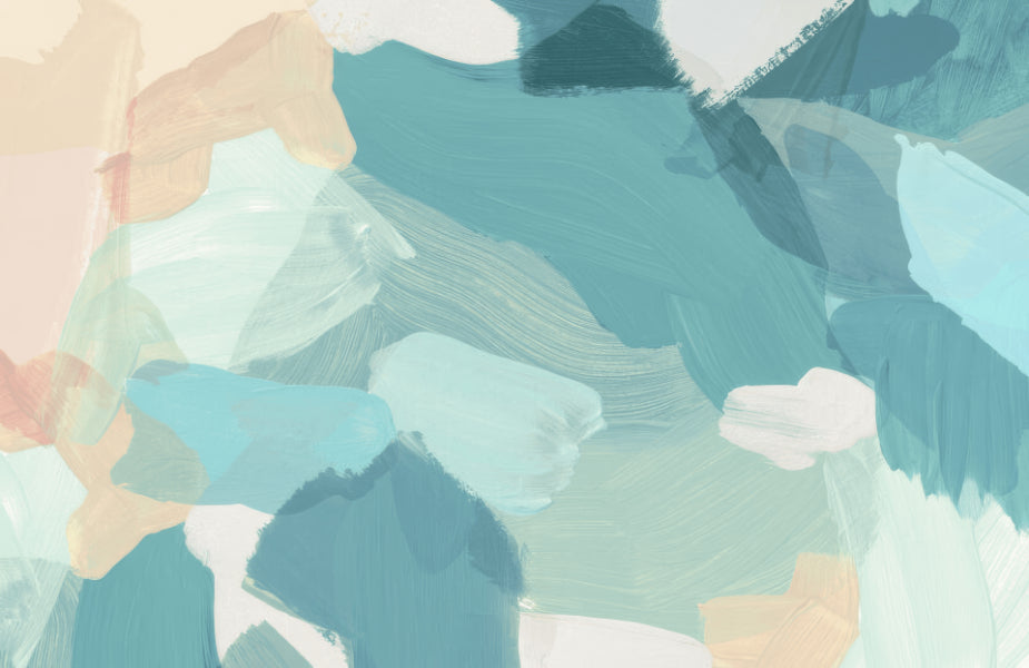 Abstract Brushstroke Wall Mural in your room
