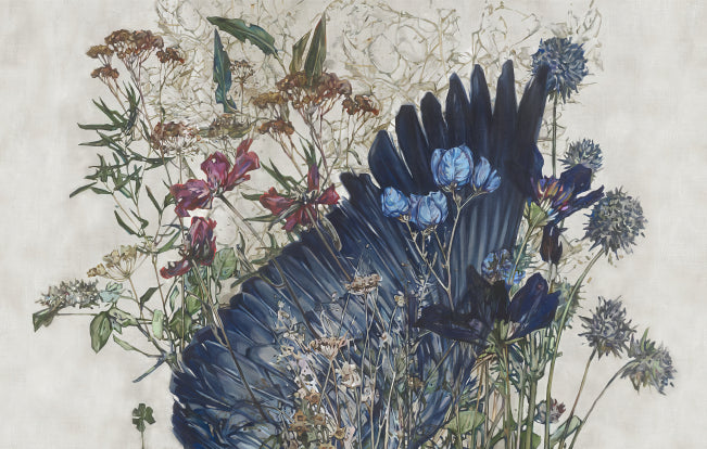 Dusk Till Dawn Floral Mural