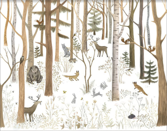 Peaceful Pines Creature Mural