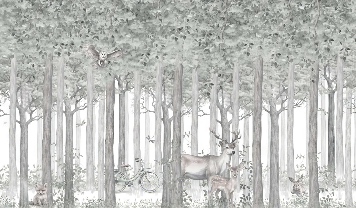 Mystical Fauna Wall Mural in your room