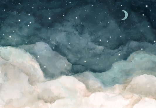 Night Sky Serenade Wall Mural