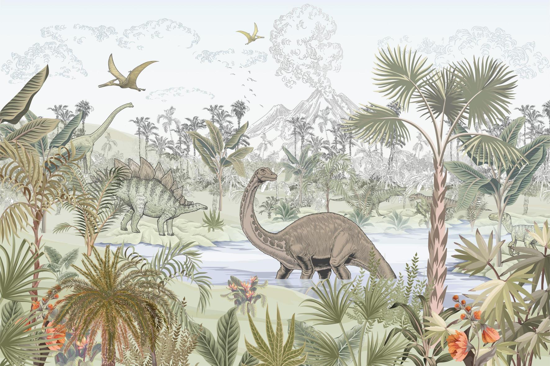 Jurassic World Kids Wall Mural
