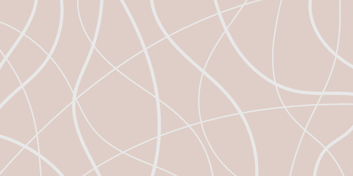 Abstract Beige Line Wall Mural in your room — zoomed