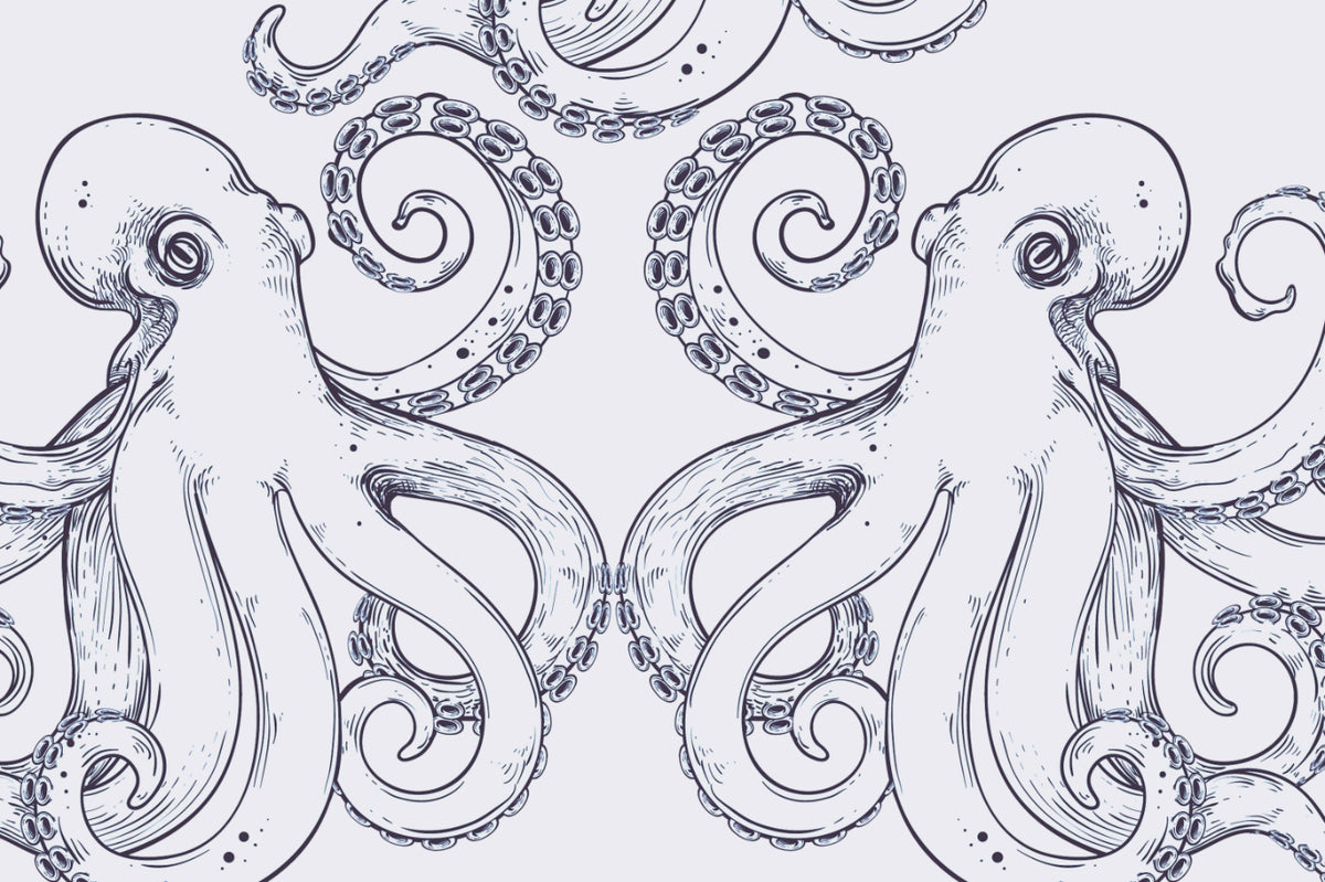 Giant Octopus Wall Mural in your room