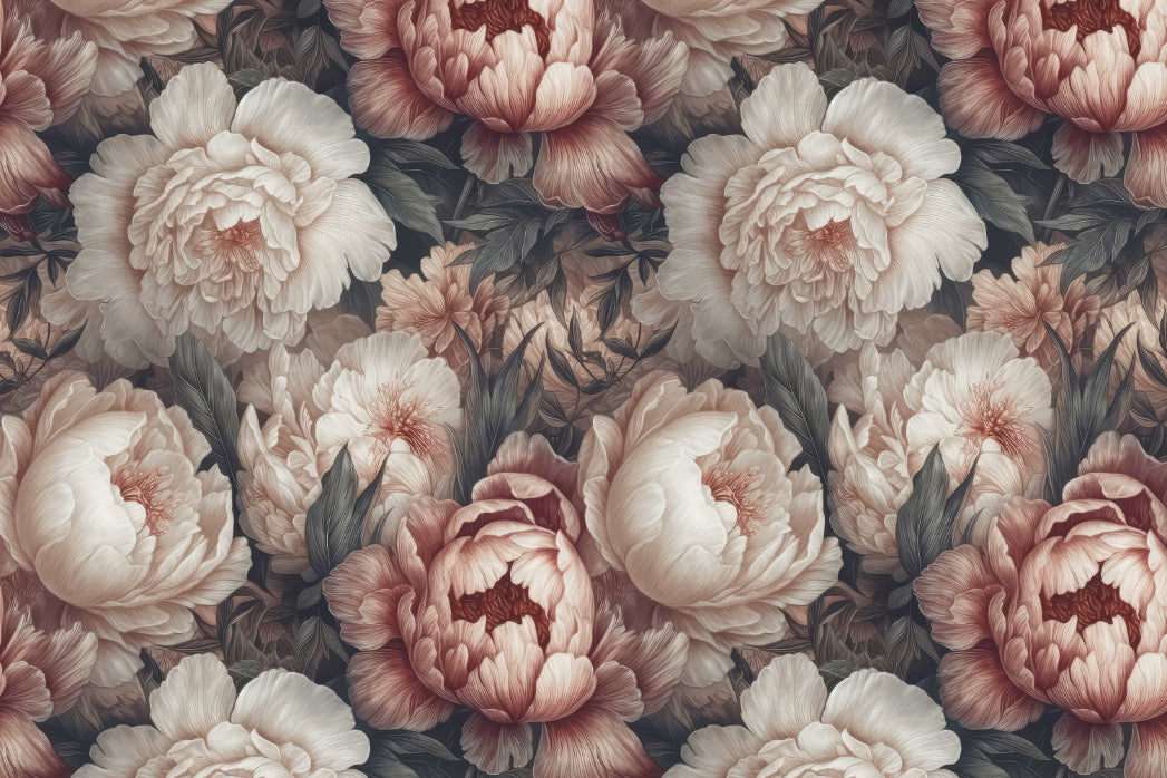 Peony Flower Wall Mural in your room