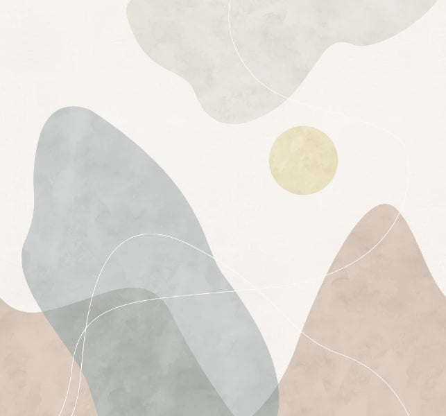Abstract Terrain Wall Mural in your room
