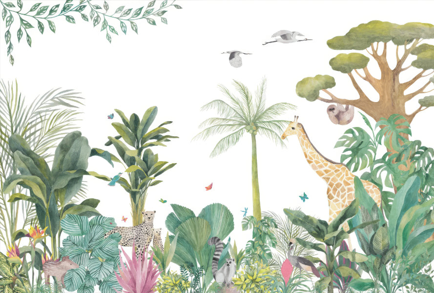 Tropical Forest Wall Mural in your room