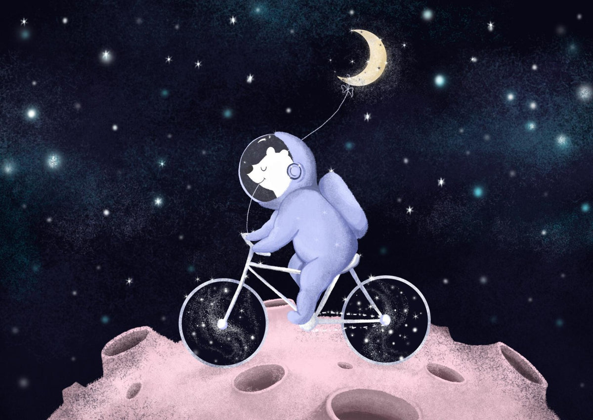 Moonlight Friends Wall Mural in your room