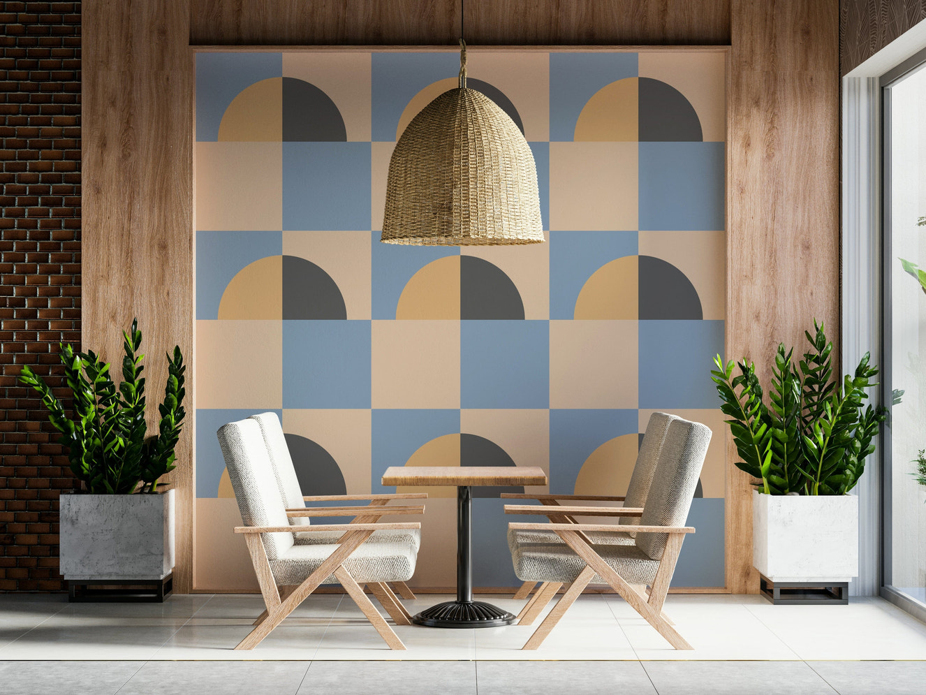 Abstract Sun and Sky Wallpaper⁠